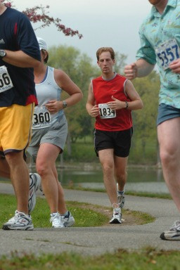 Ed Sappin Vermont City Marathon 2005